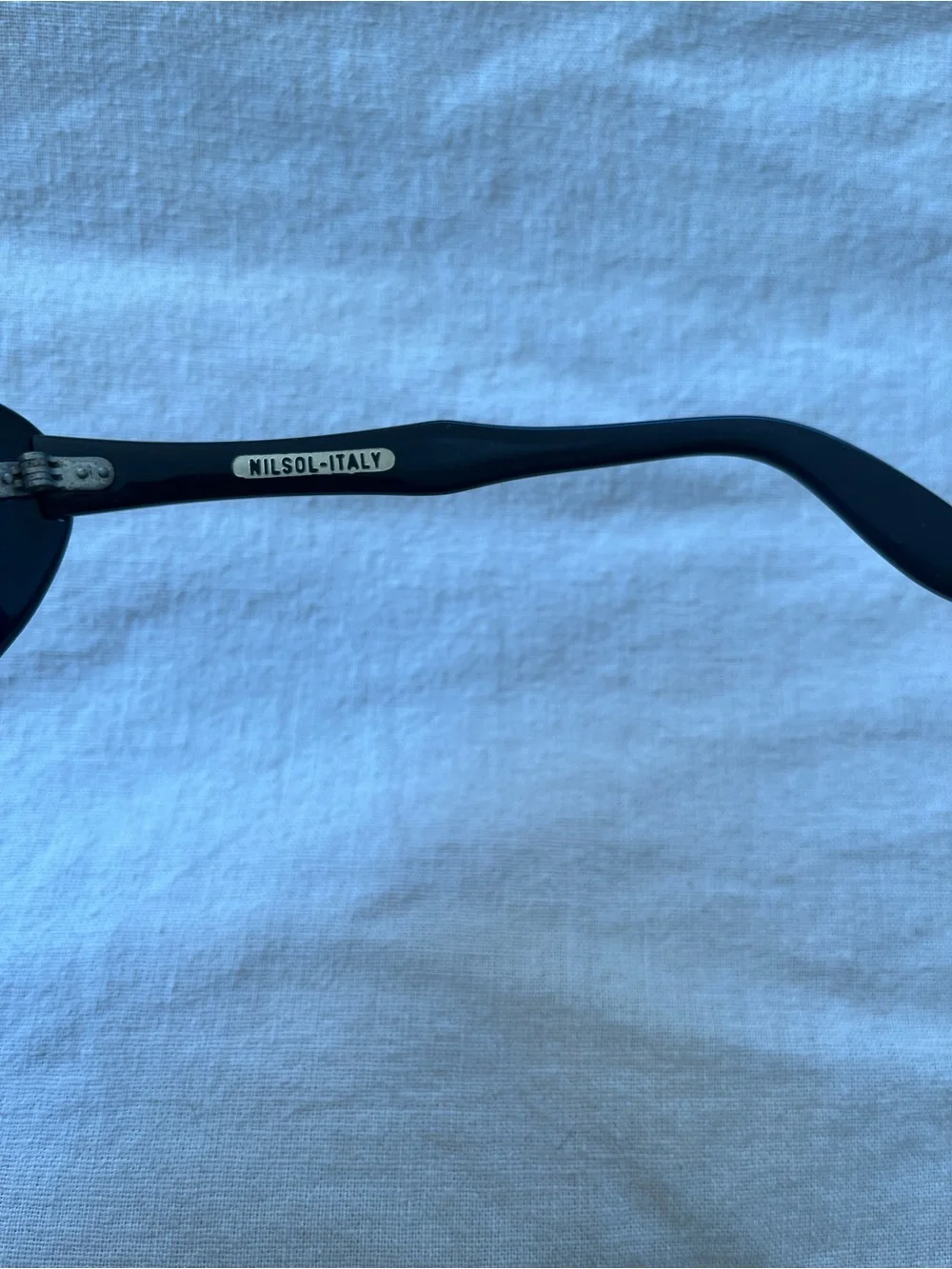 Nilsol Italy Black Women's Fashion Sunglasses with Rhinestone Detail